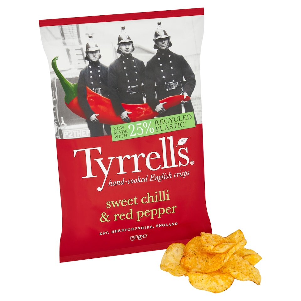 image 1 of Tyrrells Crisps Sweet Chilli & Red Pepper Crisps 150G
