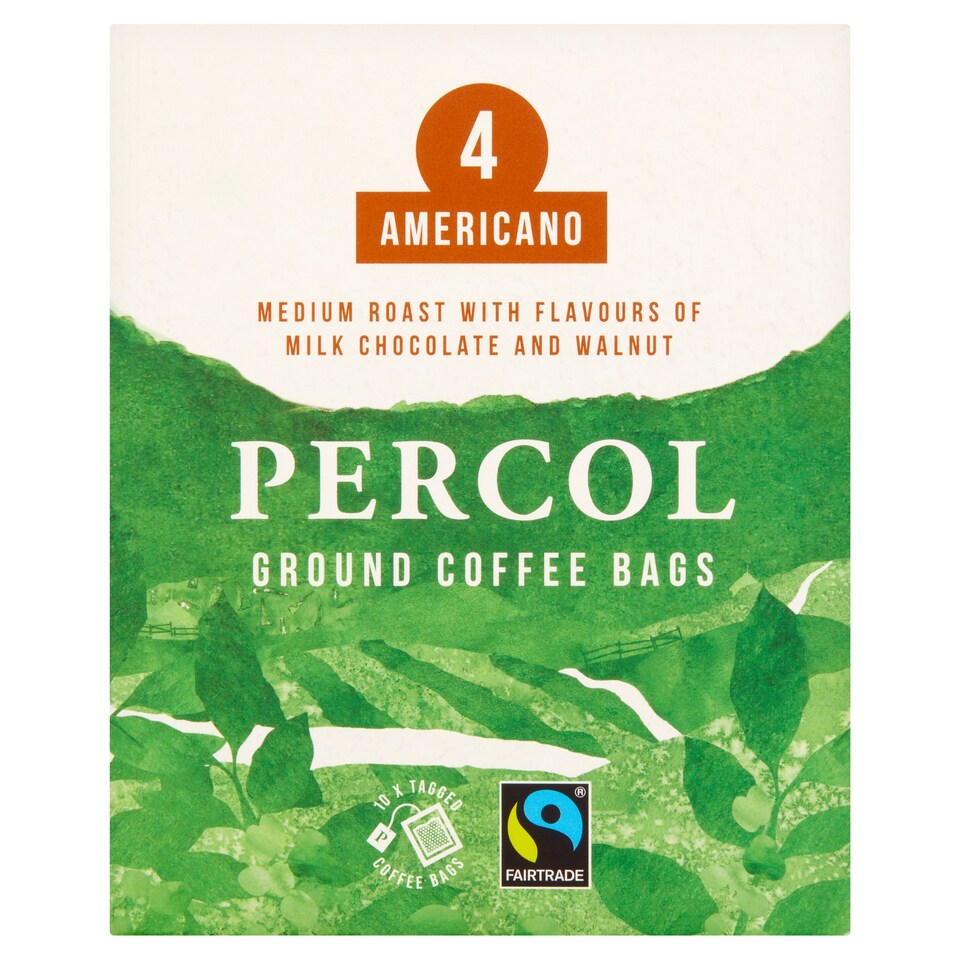 image 1 of Percol All Day Americano Coffee Bags 10S 80G