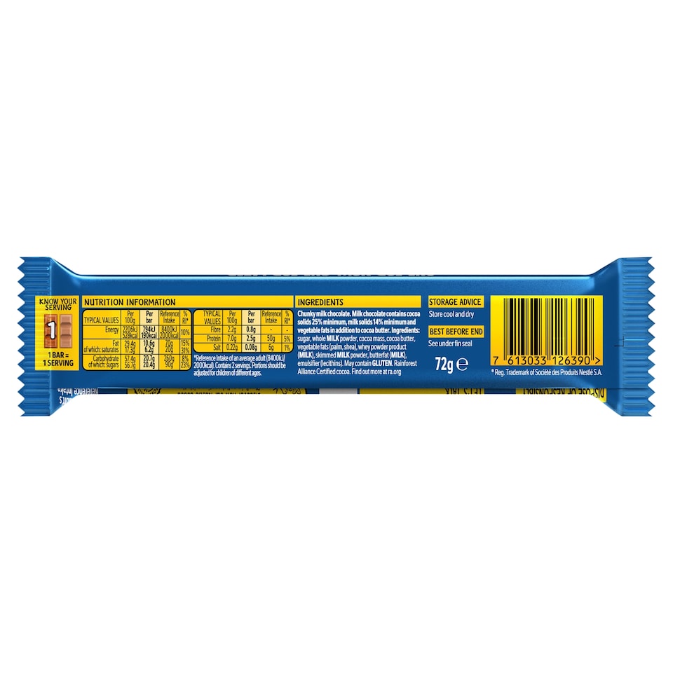image 1 of Nestle Yorkie Duo 72G