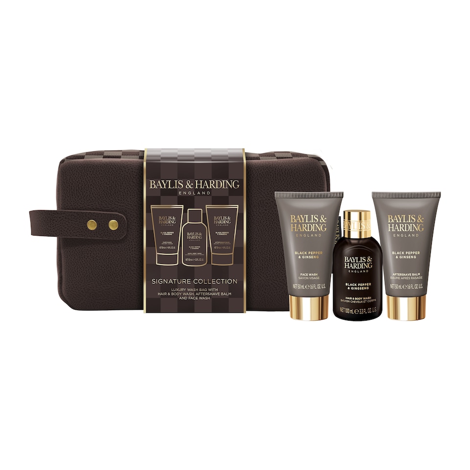 image 1 of BAYLIS & HARDING SIGNATURE COLLECTION WITH LUXURY WASH BAG GIFT SET