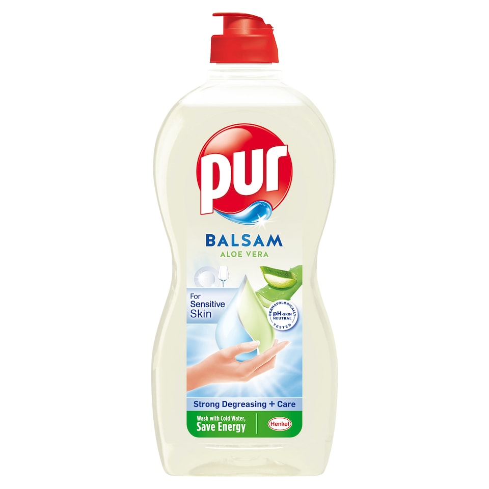 Pur Balsam Aloe Vera Čistiaci prostriedok na ručné umývanie riadu 450 ml