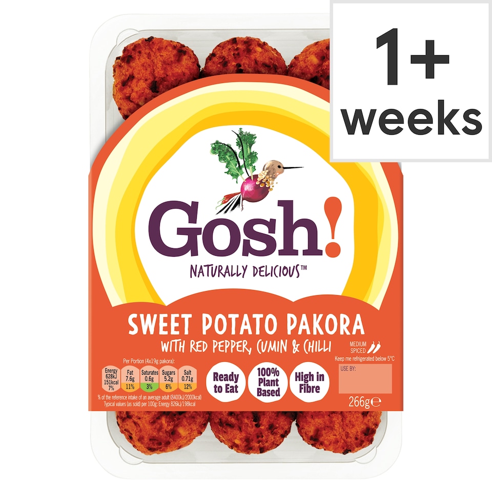 image 1 of Gosh! Sweet Potato Pakora 266G