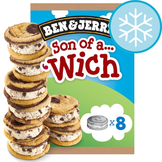 Ben And Jerry's Son Of A Wich Ice Cream 8X30ml