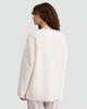 image 3 of F&F Teddy Fleece Textured Pyjama Cardigan in Cream