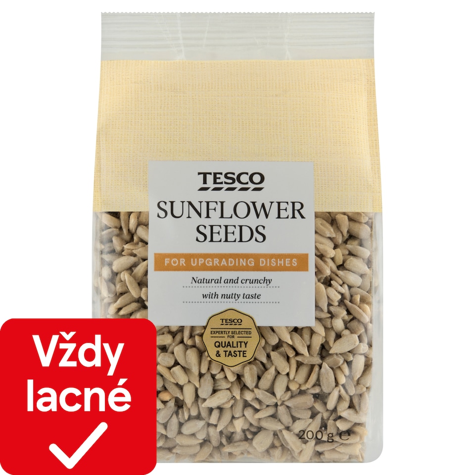 Tesco Slnečnicové semená lúpané 200 g