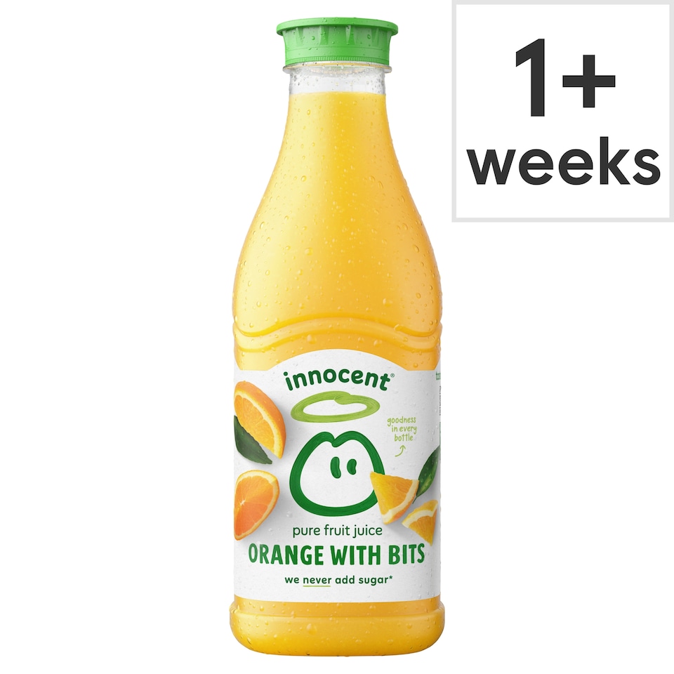image 1 of Innocent Orange Juice With Bits 900Ml