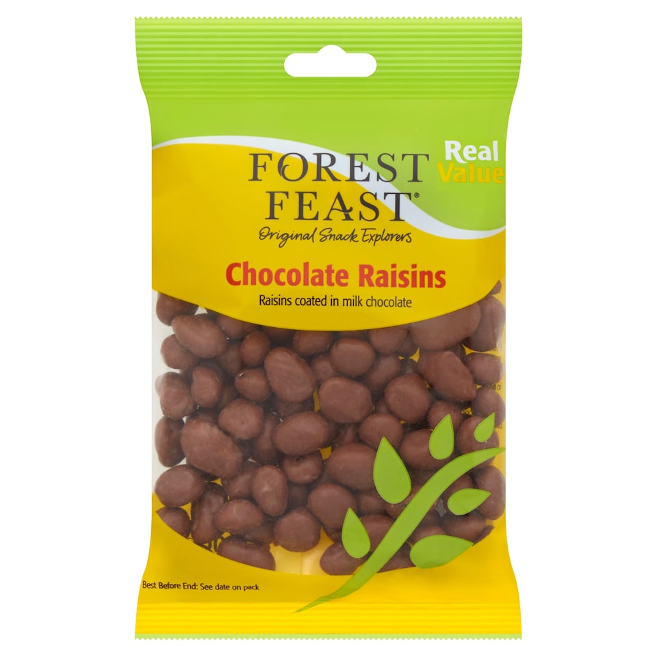 Forest Feast Real Value Chocolate Raisins 150g