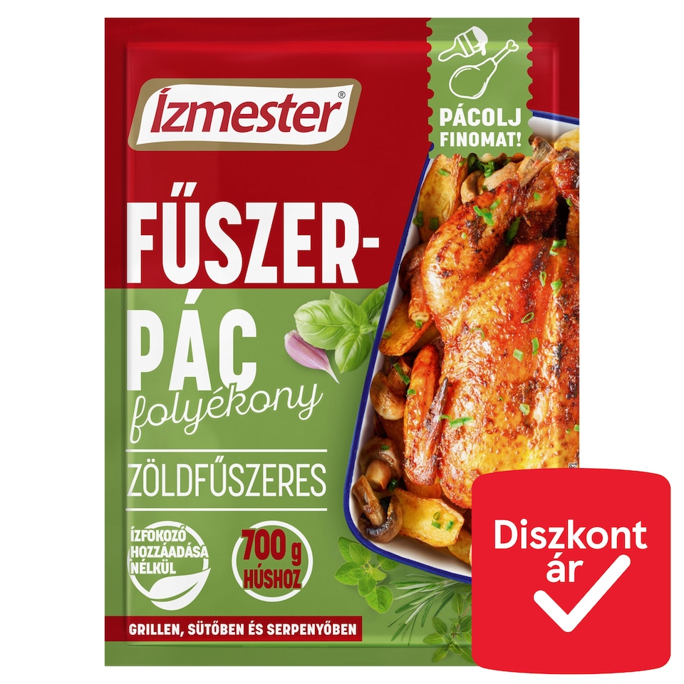 image 1 of Ízmester Green Spicy Liquid Spice Marinade 80 ml