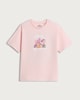 image 4 of K-Pop Demon Hunters Print Pure Cotton T-Shirt in Pink