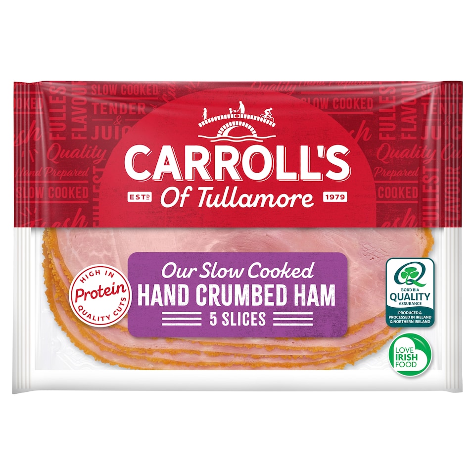 Carroll's Original Deli Crumbed Ham 80g