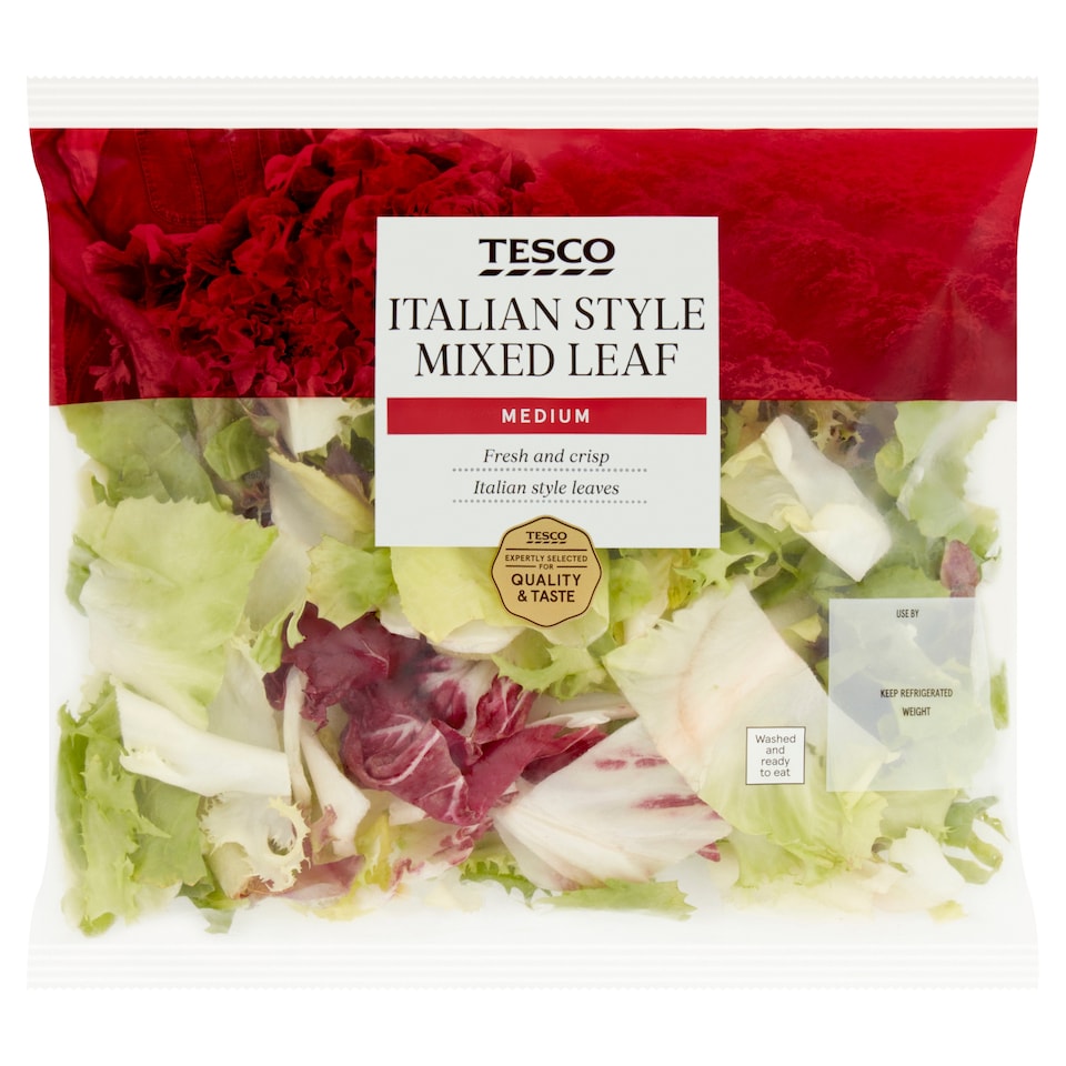 Tesco Italian Style Mixed Leaf 80G