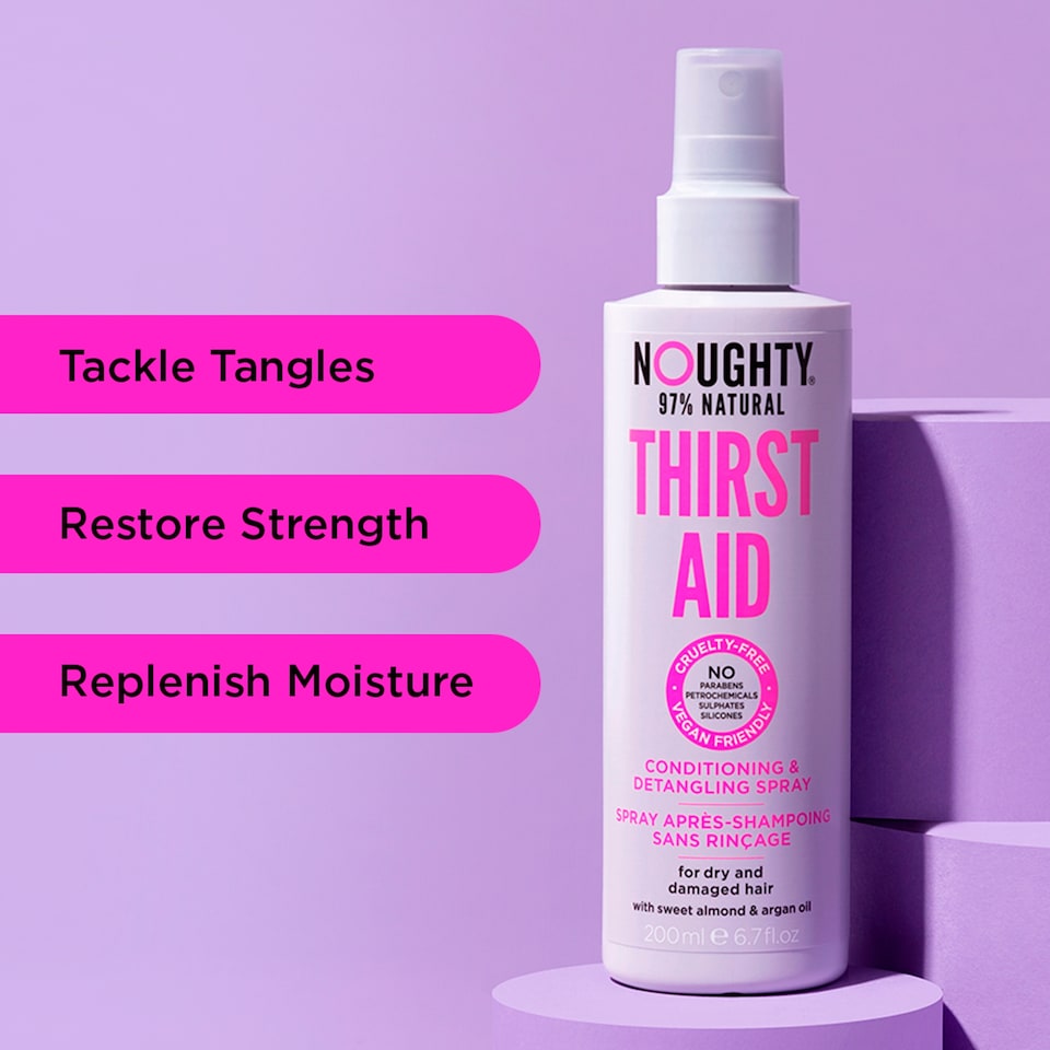 image 1 of Noughty Thirst Aid Vegan Conditioning & Detangling Spray 200ml
