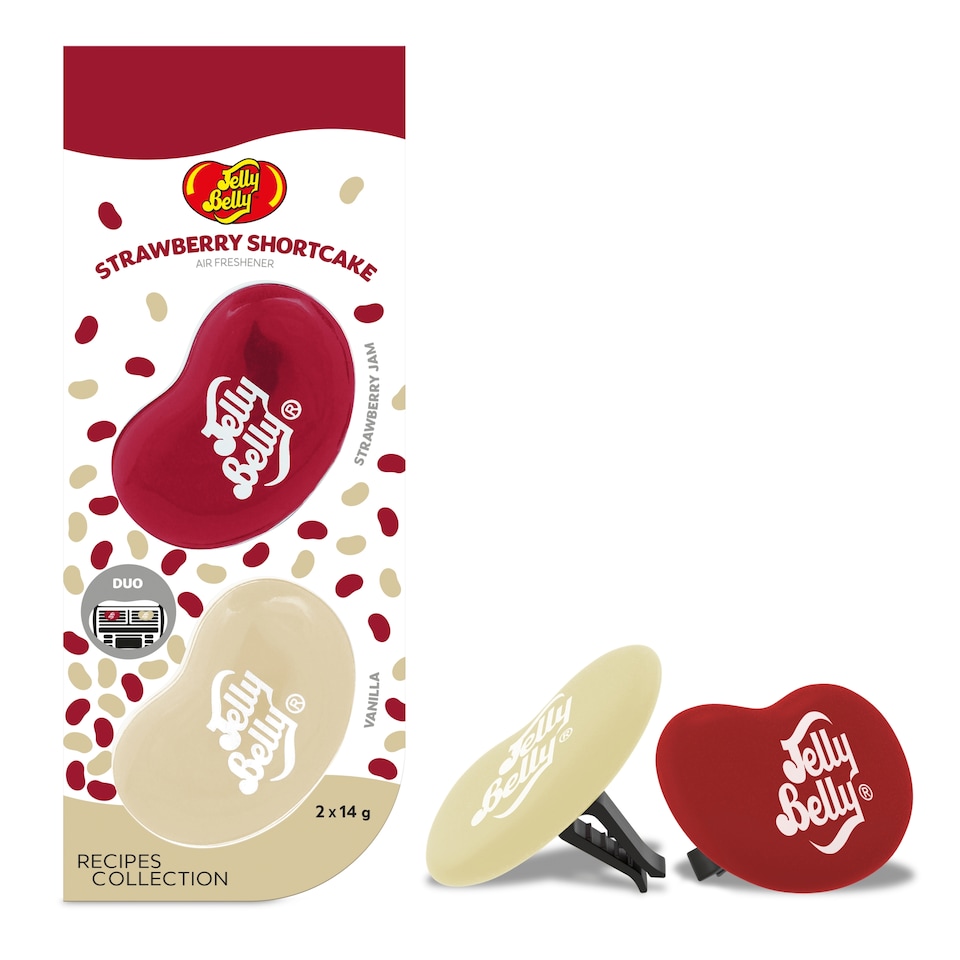 image 1 of Jelly Belly Strawberry Shortcake Duo Vent Air Freshener