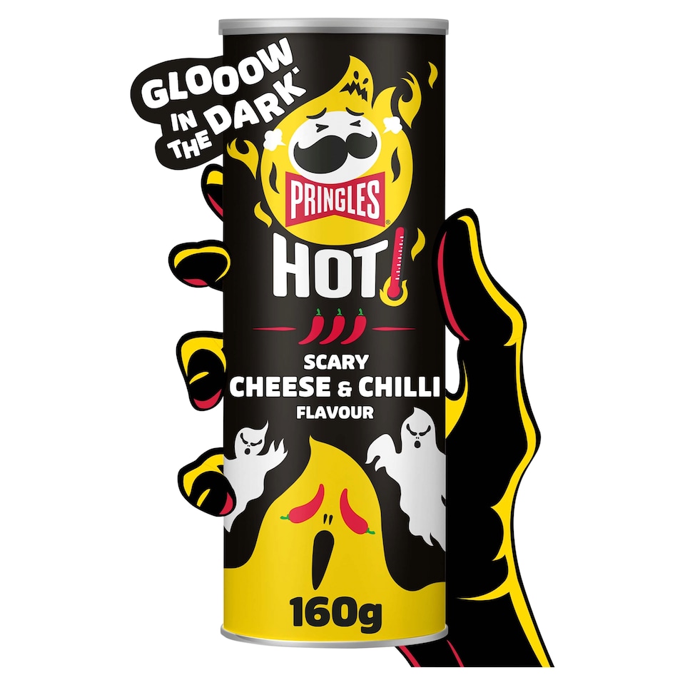 image 1 of Pringles Hot Chilli Cheese Flavour Crisps 160g