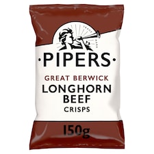 Pipers Crisps Great Berwick Beef 150G