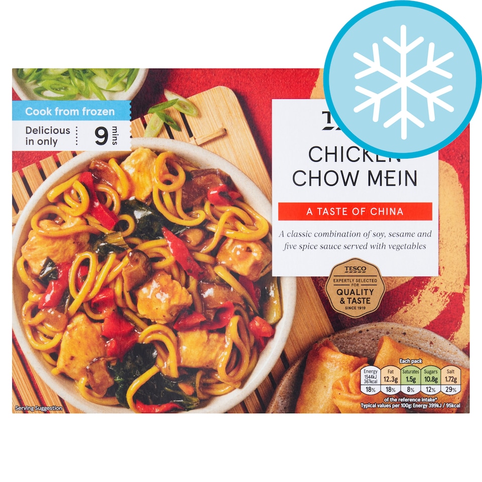 Tesco Chicken Chow Mein 375G