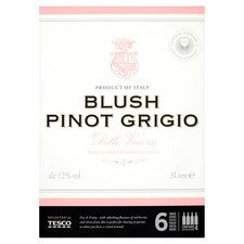 TESCO PINOT GRIGIO BLUSH 3 LITRE