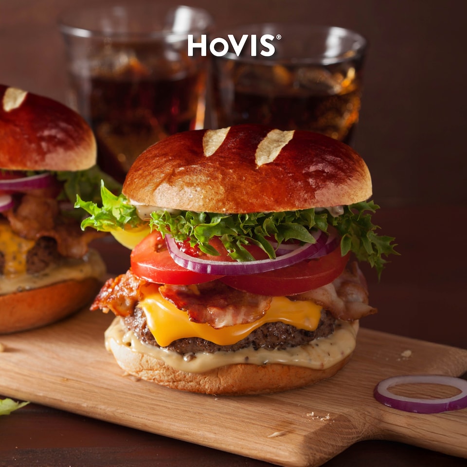 image 1 of Hovis Premium Burger Buns 4 Pack
