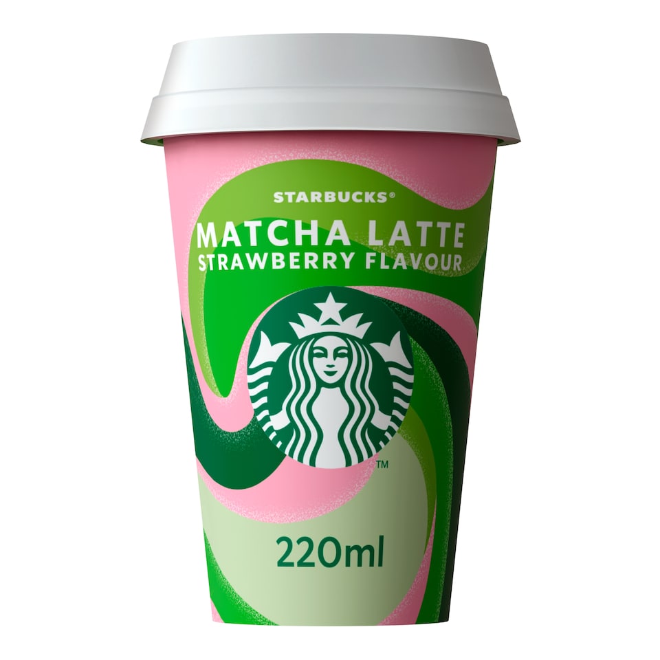 Starbucks Strawberry Matcha Latte Iced Coffee 220ml