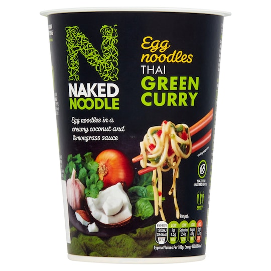 Naked Noodle Thai Green Curry Pot 78G Tesco Groceries