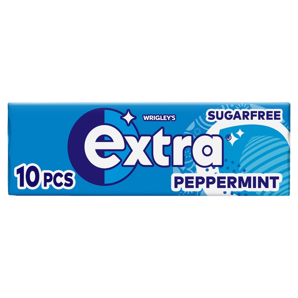 Extra Peppermint Sugar Free Chewing Gum 10 Pieces