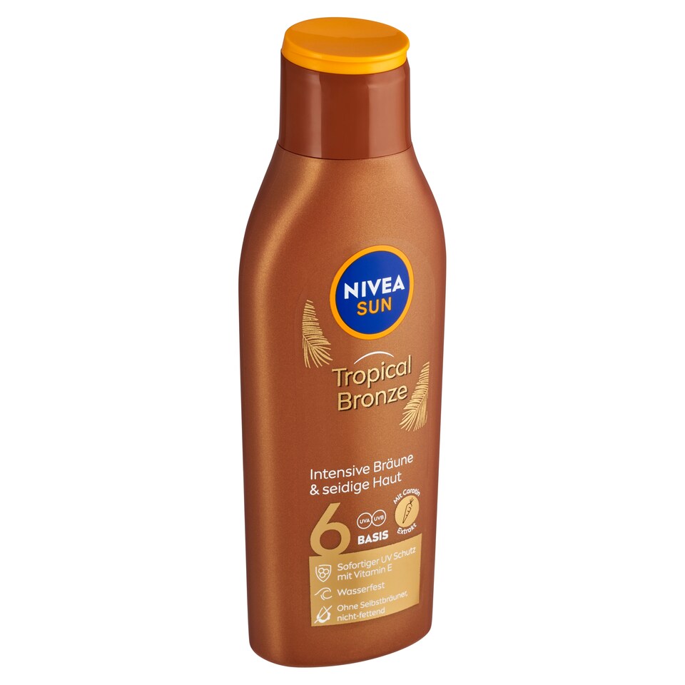 image 1 of Nivea Sun Tropical Bronze Mlieko na opaľovanie s karoténom OF 6 200 ml