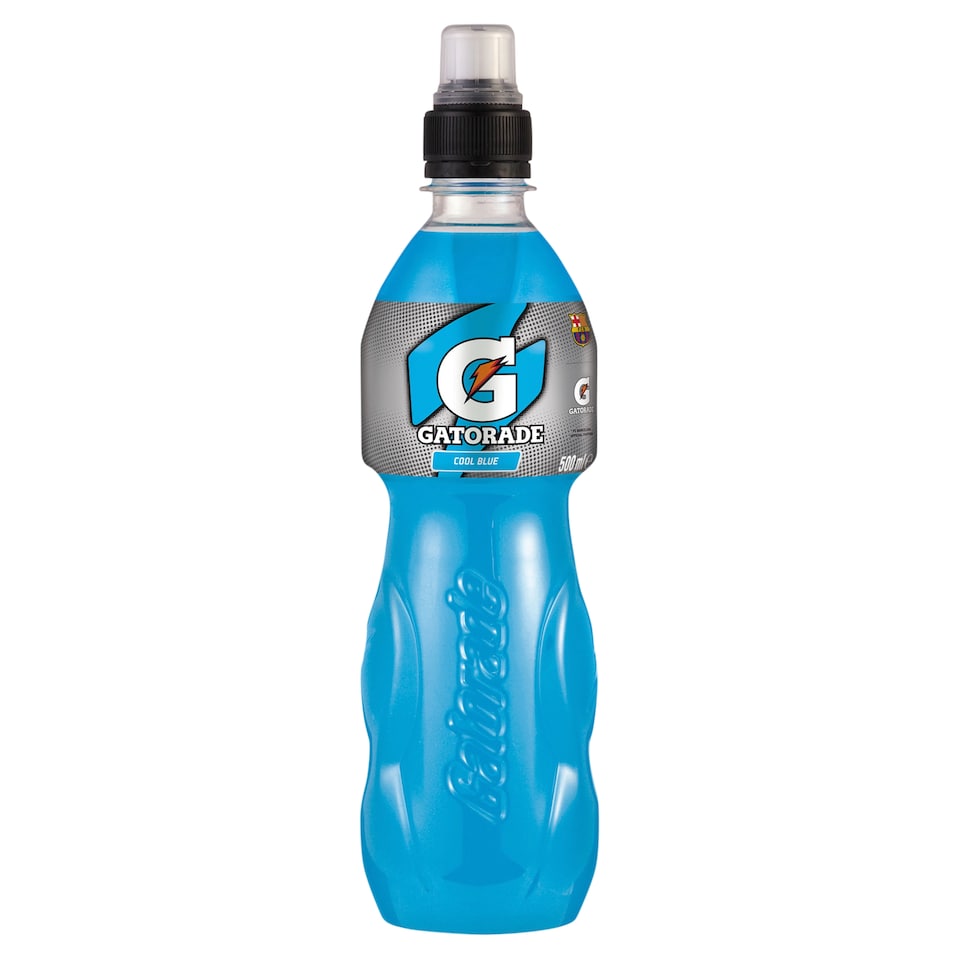 Gatorade Cool Blue Non-Carbonated Raspberry-Flavoured Sports Drink with Sugar and Sweeteners 500 ml