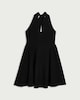 image 4 of F&F Halterneck Mini Dress in Black