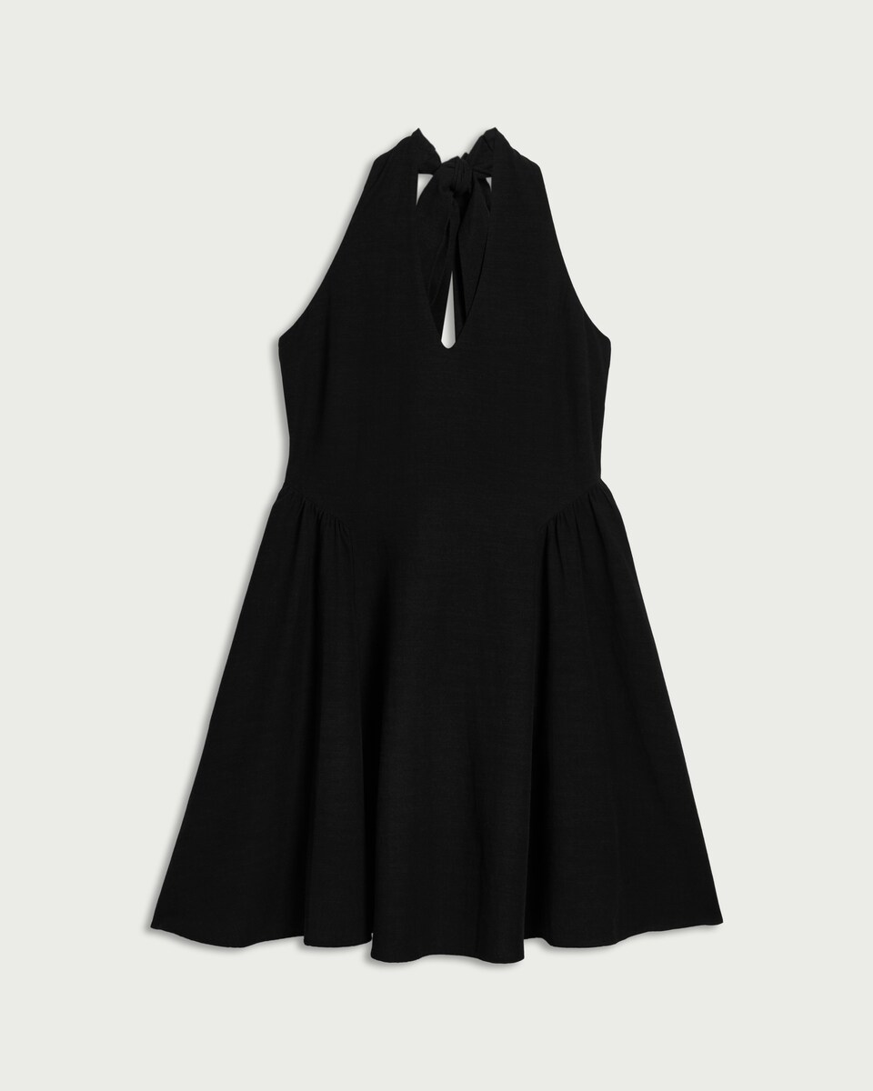 F&F Halterneck Mini Dress in Black