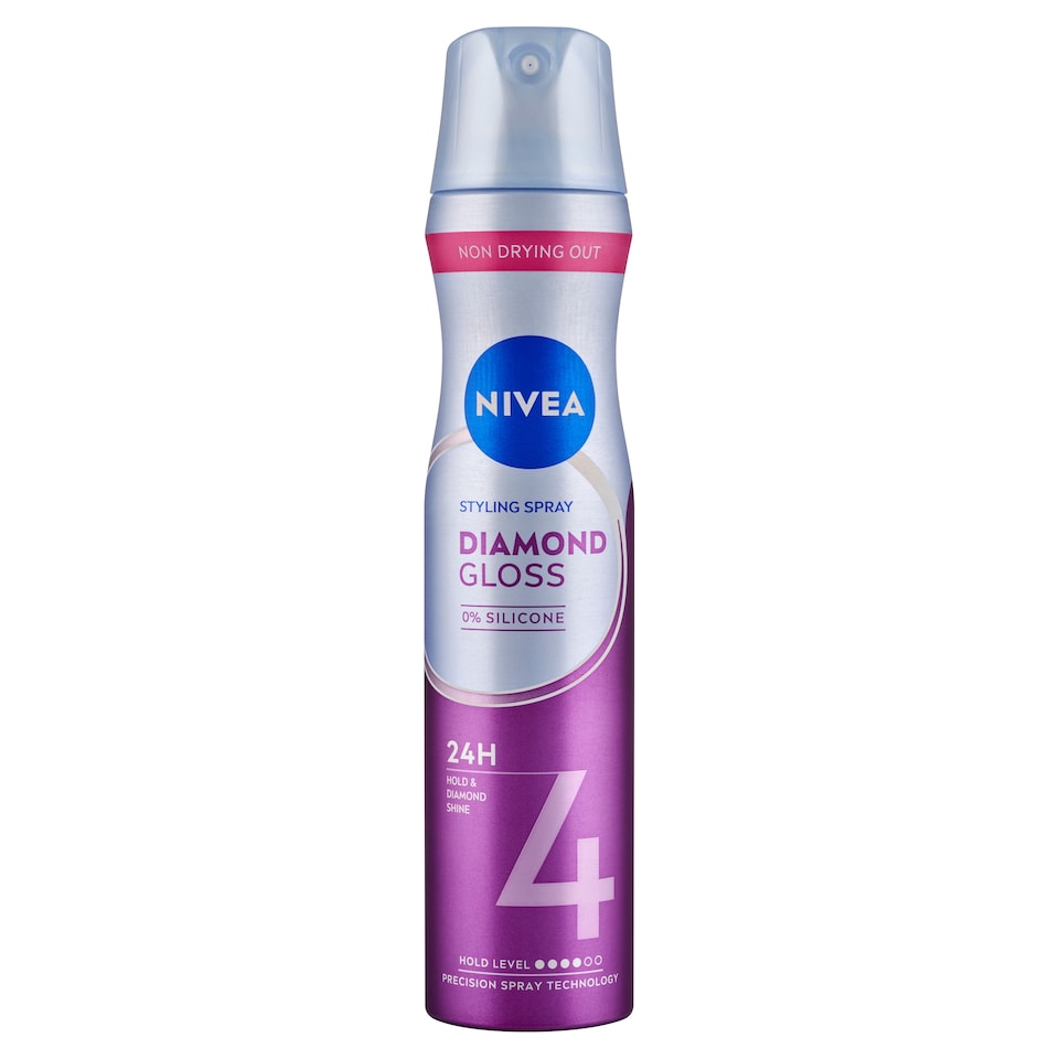 obrázok 1 z Nivea Diamond Gloss Lak na vlasy 250 ml