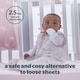 image 2 of Silent Night Sleeping Bag 2.5 Pink 6-18Mths