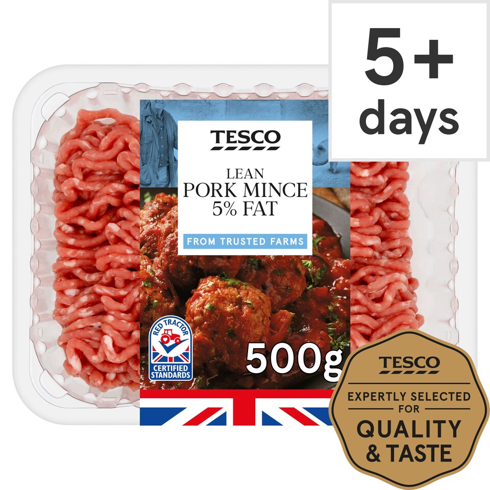 Tesco Lean Pork Mince 5% Fat 500g