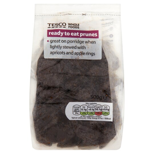 Tesco Wholefood Blanched Prunes 500G Tesco Groceries