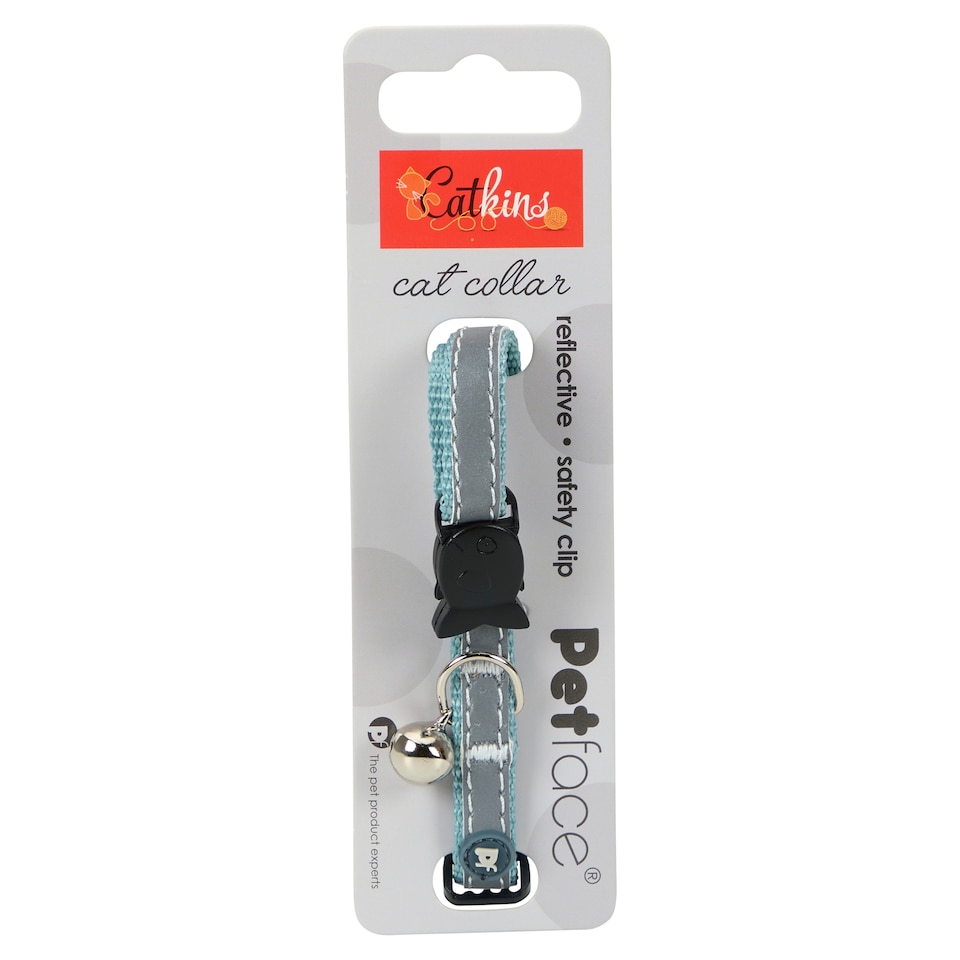 PETFACE CATKINS REFLECTIVE CAT COLLAR