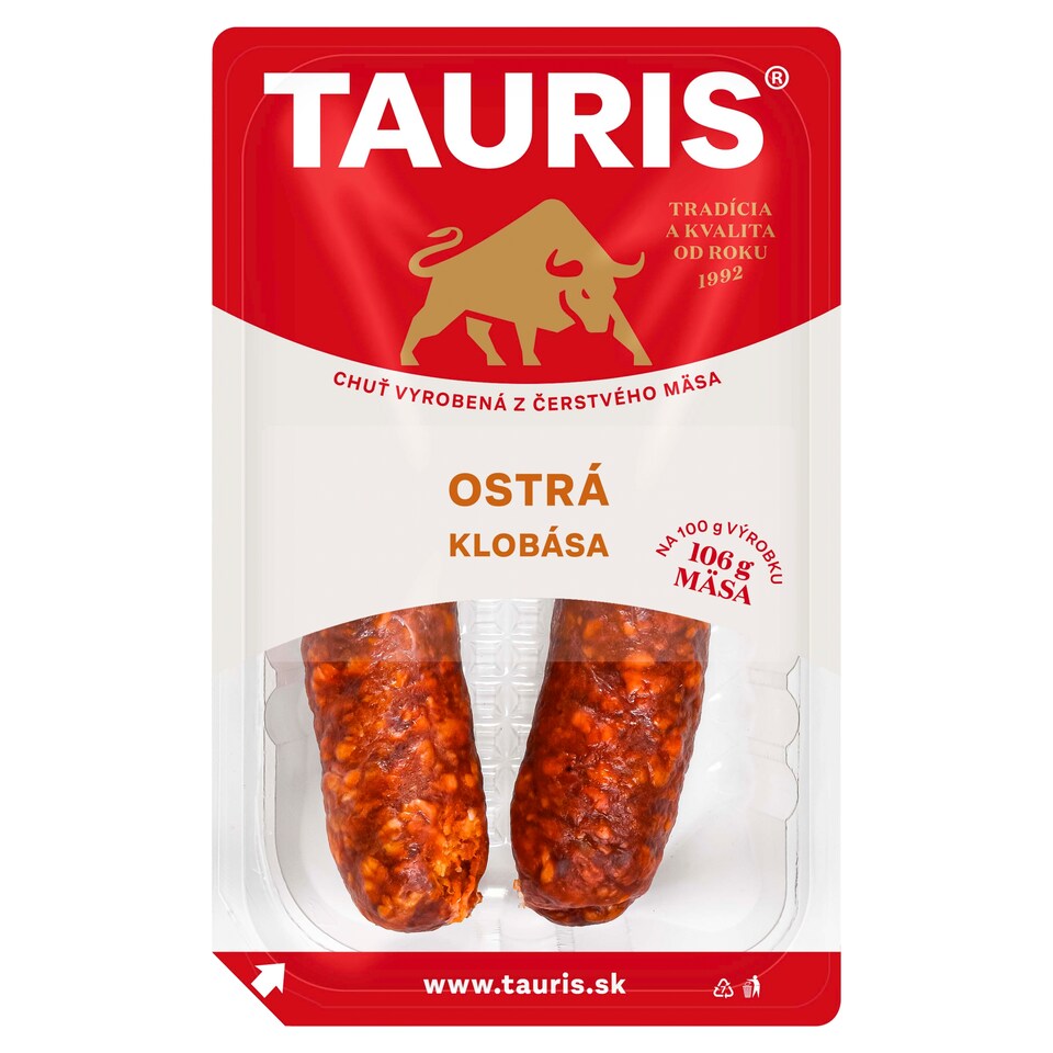 Tauris Ostrá klobása 0,200 kg