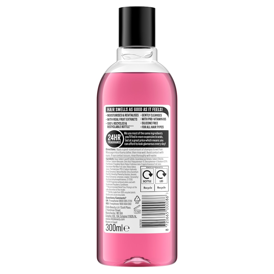 image 1 of Alberto Balsam Sunkissed Raspberry Shampoo 300Ml
