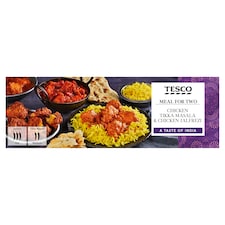 Tesco Chicken Tikka Masala & Chicken Jalfrezi Meal For 2 1.3Kg