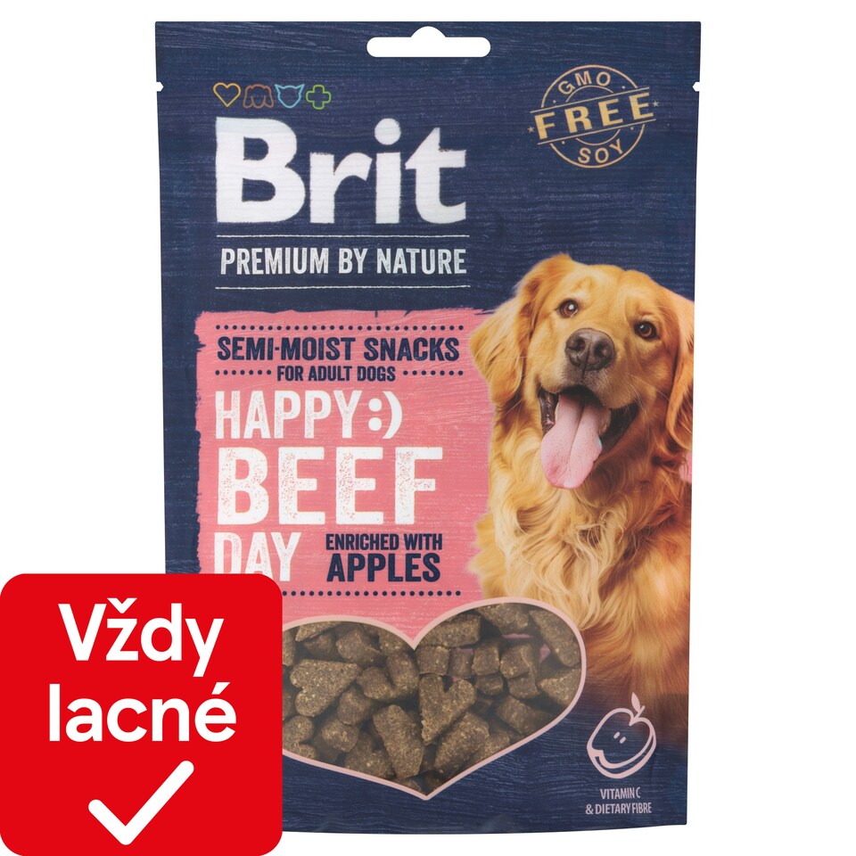 image 1 of Brit Premium By Nature Semi-Moist Dog Treat Beef Enriched with Apple 180 g