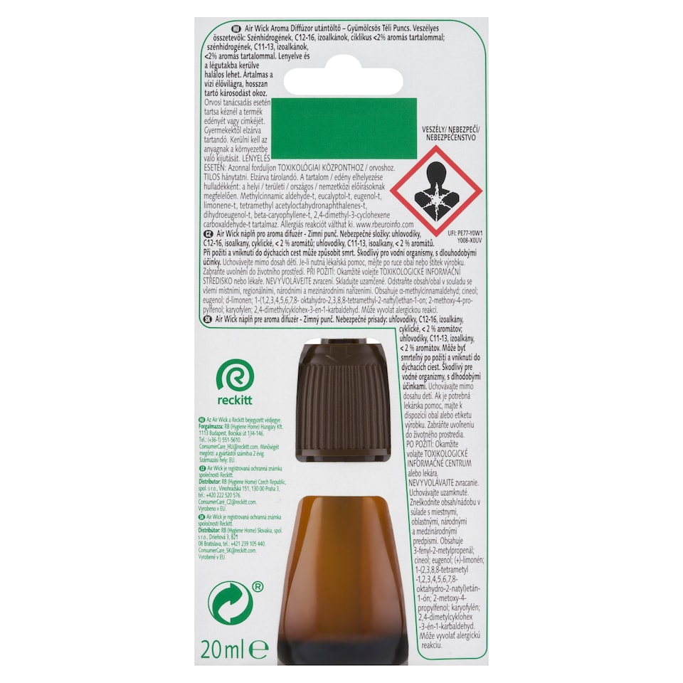 obrázok 1 z Air Wick Náplň pre aroma difuzér zimný punč 20 ml