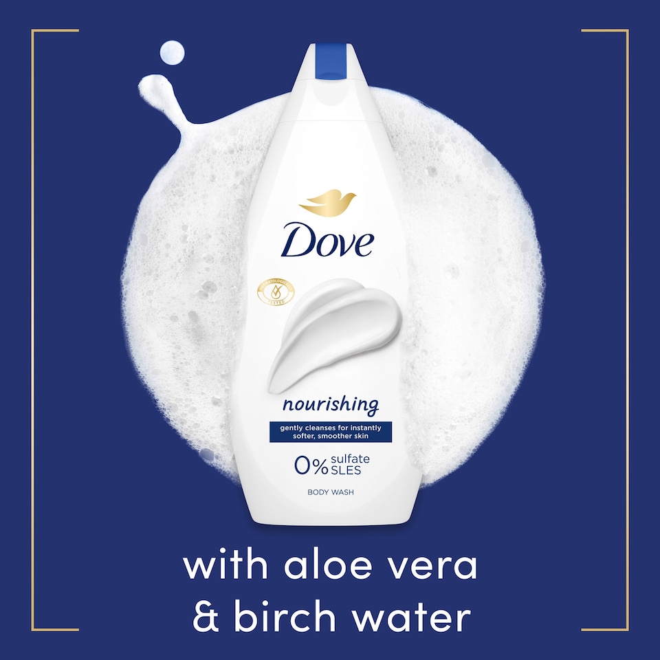 image 1 of Dove Hydrate Body Wash Shower Gel 450 ml