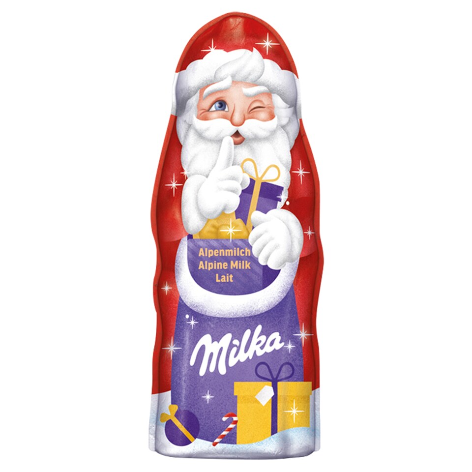 Milka Santa dutá figurka, mléčná čokoláda 45g