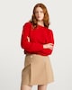 image 1 of The F&F Edit Double Button Pleated Mini Skirt in Brown