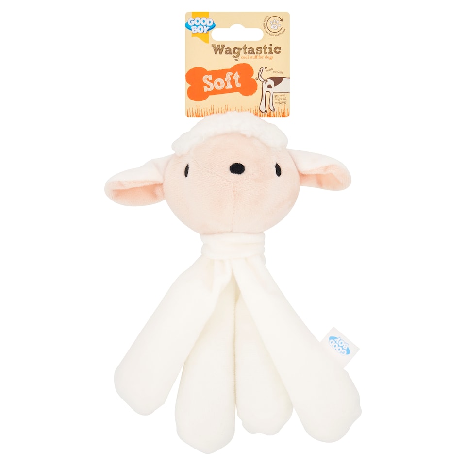 image 1 of Good Boy Wagtastic Crinkl Legs Dog Toy