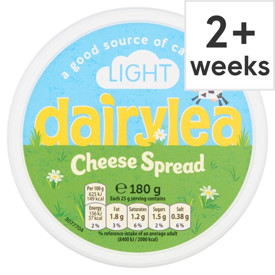 Dairylea Light Cheese Spread 180G Tesco Groceries