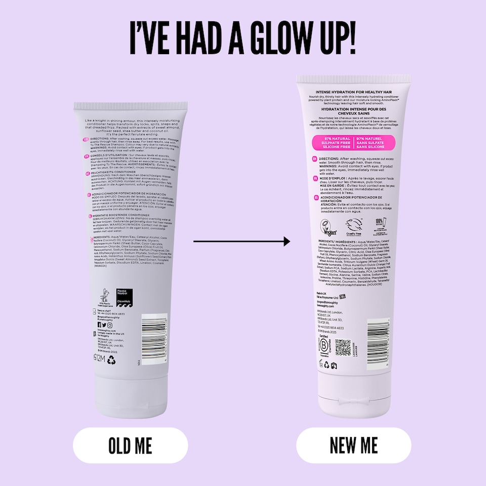 image 1 of Noughty To The Rescue Moisture Boost Conditioner 250Ml