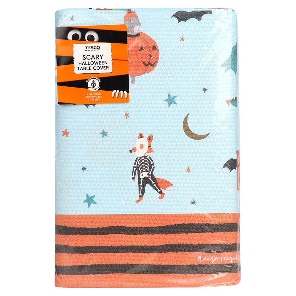 TESCO HALLOWEEN TABLE COVER 120X180CM