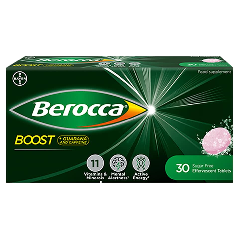 image 1 of Berocca Boost Effervescent Vitamin Energy Tablets 30S