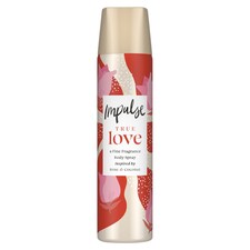 Impulse True Love Body Spray Deodorant 75Ml