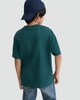 image 3 of F&F Boys Pure Cotton Slogan Short Sleeved T-Shirt in Green