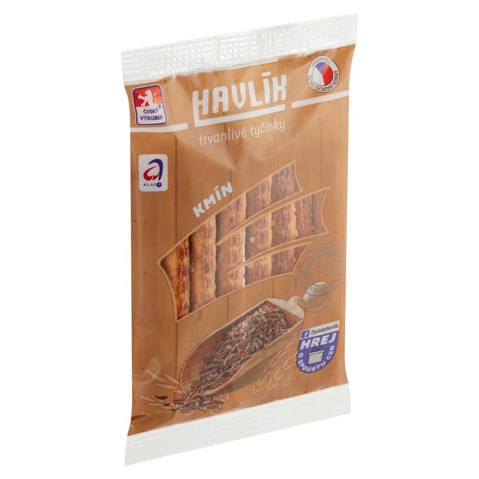 Obrázek 1 pro produkt Havlík Trvanlivé tyčinky kmín 90g